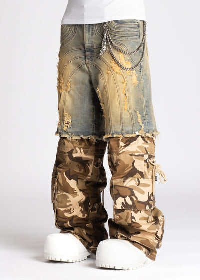 Desert Camo Convertible Denim