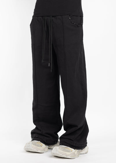 All Black Piercing Sweat Pants