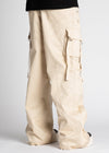 Cream Extra Baggy Cargos