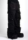 Obsidian Black Extra Baggy Cargos V4