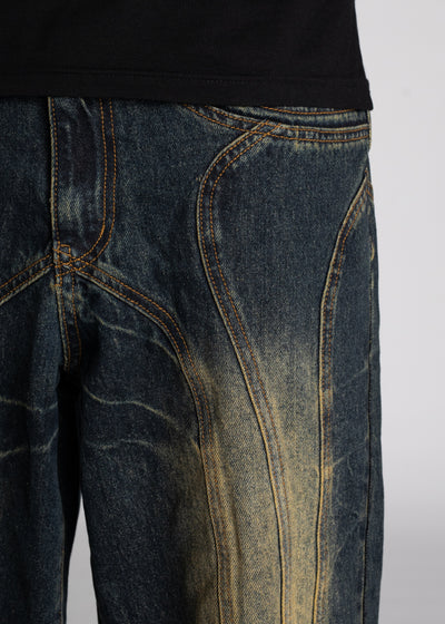 Vintage Blue Piercing Denim V2