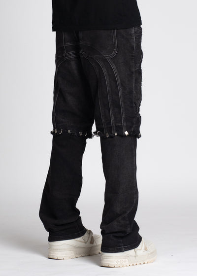 Iron Grey Convertible Denim