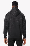 Obsidian Black Embellished Hoodie