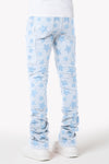 Aqua Blue Stars Denim