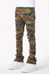 Camo Embellished Denim Pant