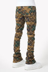 Camo Embellished Denim Pant