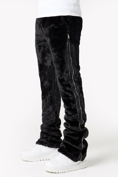 All Black Furry Pant