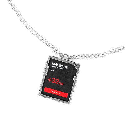 SD Card Necklace